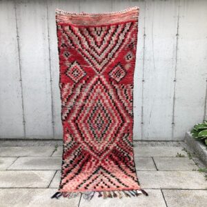 Håndknyttet løper fra Marokko i nydelige fargekombinasjoner