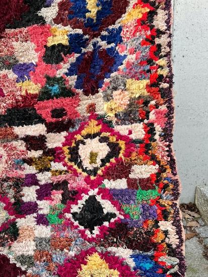 Boucherouite teppe 175 x 130 - Bilde 2