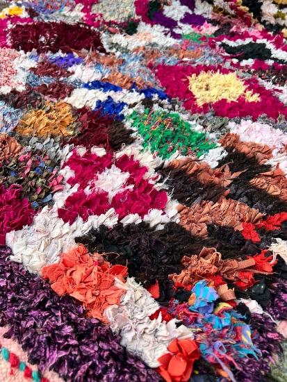 Boucherouite teppe 175 x 130 - Bilde 3