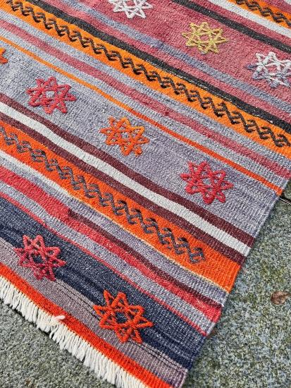 Vintage kelimteppe Alania - Bilde 2