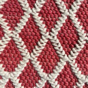 Håndknyttet ullteppe