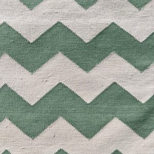 Bomullsdhurrie grønn