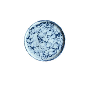 A Lotta Food Plate Blue